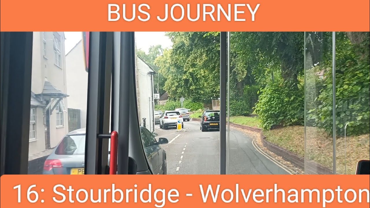 🇬🇧 BUS JOURNEY | National Express West Midlands 16: Stourbridge - Wolverhampton