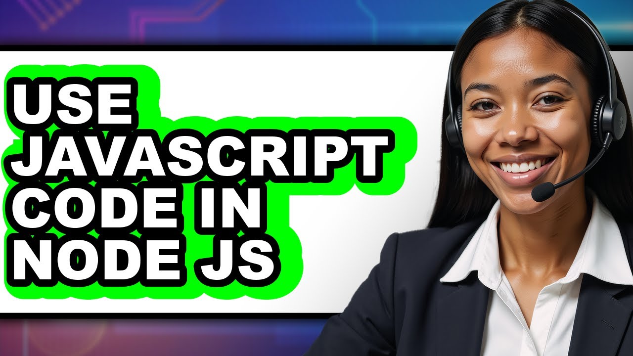 How to Use Javascript Code in Node Js (updated) - YouTube