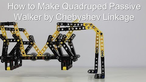 How to Make Quadruped Passive Walker by Chebyshev Linkage