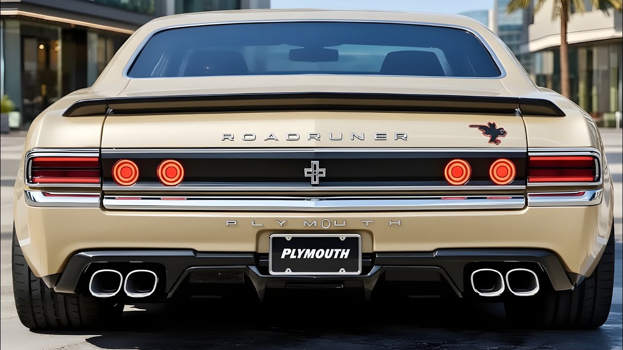Plymouth Roadrunner 2026 — это нечто невероятное! Современный маслкар, каким вы его ещё никогда н...