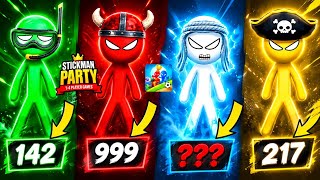 Stickman BEST MINIGAMES Tournament | Stickman Party 1 2 3 4 Player 2026 | MiniGames Update Part 41 screenshot 1