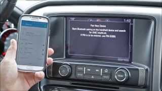 GMC IntelliLink System: Pairing Your Phone