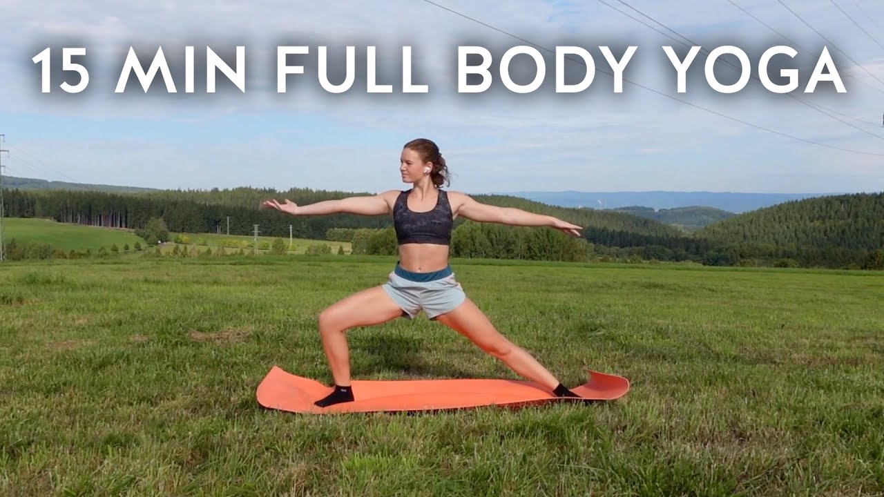15 MIN FULL BODY YOGA FLOW - Deep Stretch, Mindful Workout for All ...