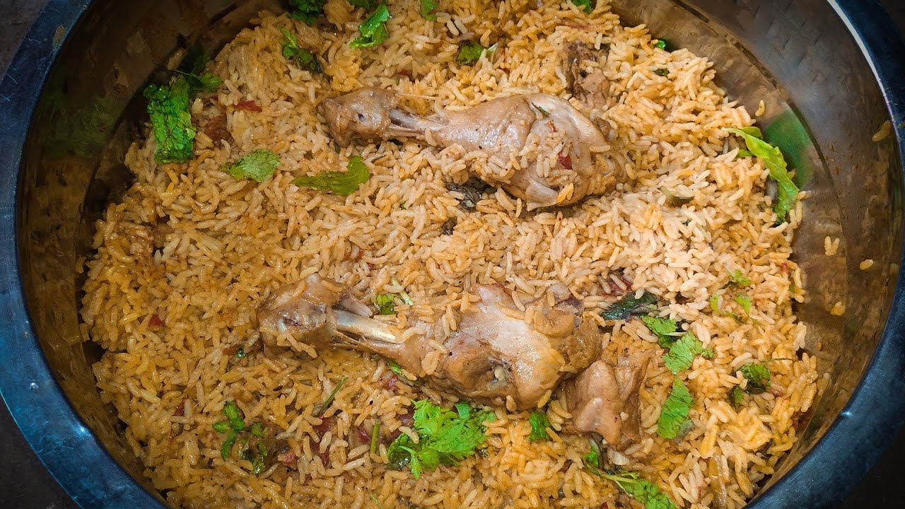 chicken biryani in tamil /chicken biryani with normal rice /chicken