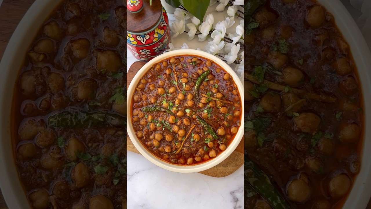 Amritsari Spicy Chole Recipe😍 Diwali Recipe Series #shorts #youtubeshorts #viralvideo