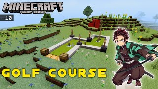 If you are bored in Minecraft, try building this amazing golf game ⛳ | Psycho DENOM | Minecraft PE
