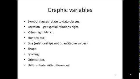 Lecture 10: Principles of Geovisualisation