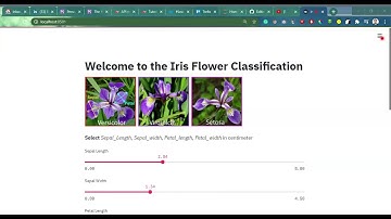 Iris Classification web app using StreamLit