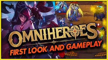 FIRST LOOK! Omniheroes Gameplay & Gacha! - [Omniheroes]
