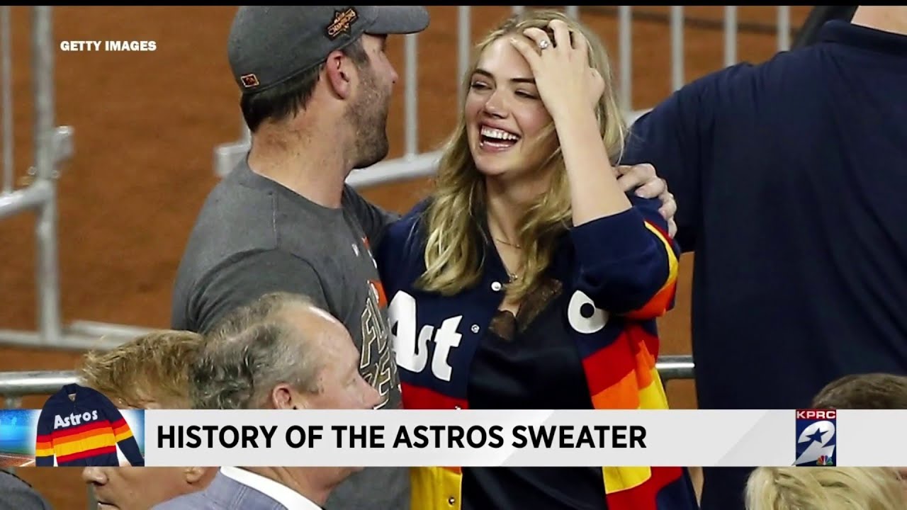 Nostalgic Astros sweater made famous by Kate Upton is back in stock