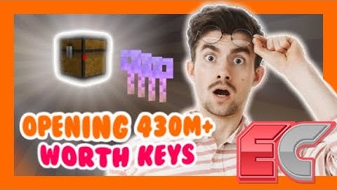 Opening minecraft crate keys in a skyblock economy server | ExtremeCraft