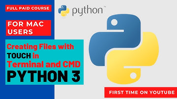 Creating Files with TOUCH in Mac Terminal Coding for Kids Python Learn to Code with 50 Awesome Games