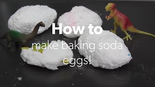 HOW TO - Make baking soda eggs!