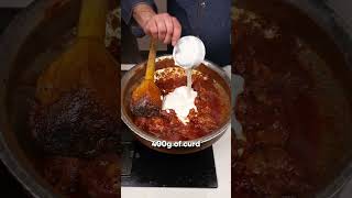 Dhaba Style Dahi Meat - in English