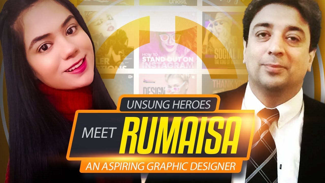 Graphic designer and freelance work Meet Rumaisa an aspiring graphic