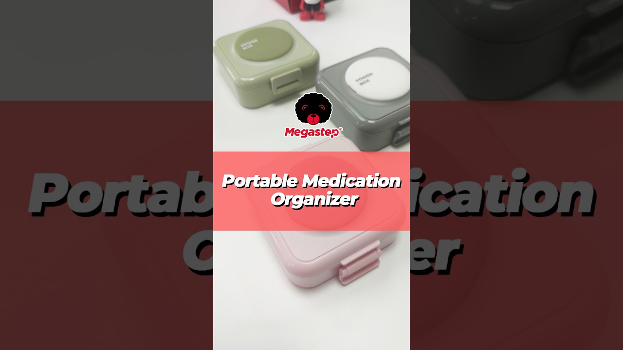 Silent Waterproof Pill Organizer | Noise & Water Resistance Test | Portable Pill Box