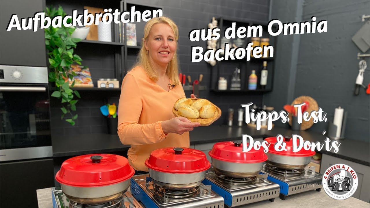 SO macht man Aufbackbrötchen im Omnia Backofen! | Tutorial - YouTube