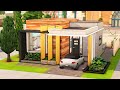 FUN & COZY CRAFTER'S TINY HOUSE 💛 | The Sims 4 Speed Build