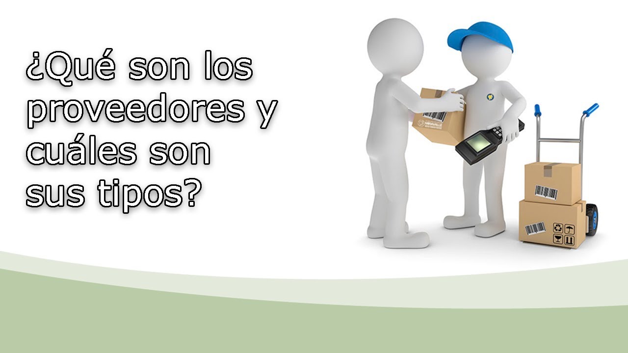New ¿Qué son los proveedores y cuáles son sus tipos?