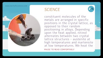 Science behind our Magic Metal with Memory |  Nitinol