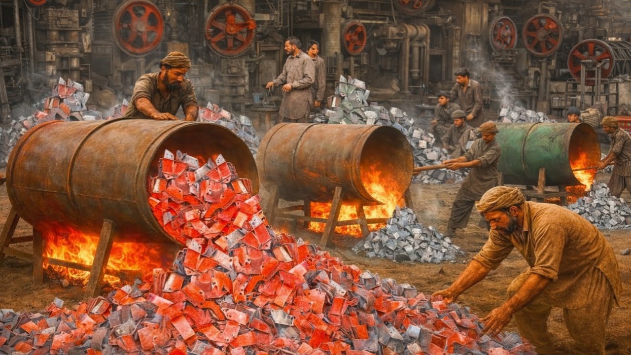 Scrap to Strong! Rotavator Blades Recycling & Forging Process in Factory