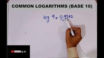 Common Logarithm (Base 10) | Easy Explanation for Students ||  What is Log Base 10?