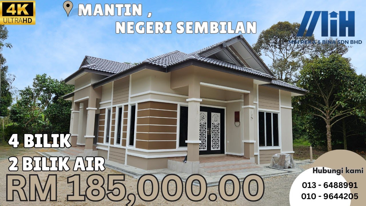RUMAH 4 BILIK 2 BILIK AIR - MANTIN