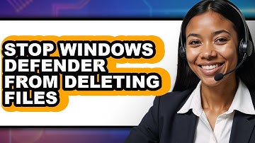 How to Stop Windows Defender from Deleting Files (easy Method)