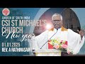 NEW YEAR CROSSOVER SERVICE | CSI ST MICHAEL'S CHURCH | 01.01.2025