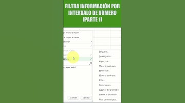 Filtrar DATOS MAYORES QUE - EXCEL #cursosgratis #shorts #aprendeexcel #datascience #database #xlsx