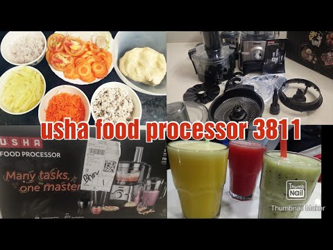 Usha Food processor UnboxingBest food processor Model No.3811 usha FP DemoReview video
