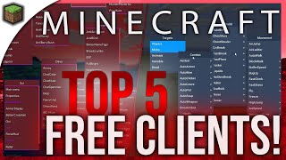 Top 5 Free Minecraft Clients Cheats Hacks 2020 Youtube