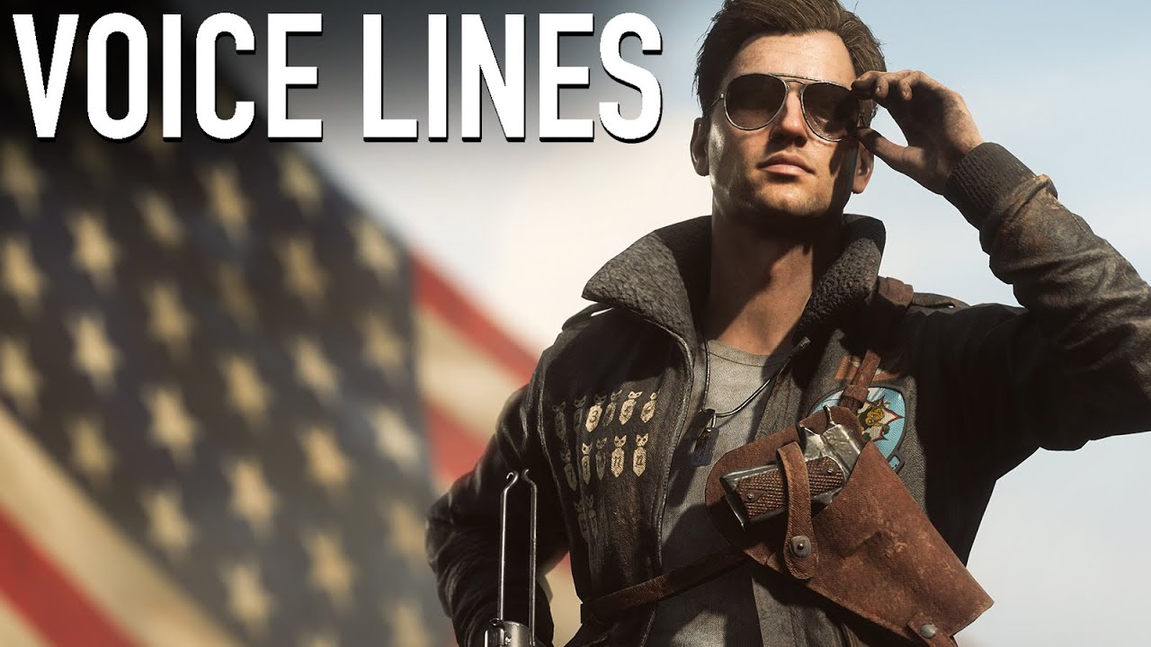 Battlefield 5 - Steve Fisher Elite Voice Lines