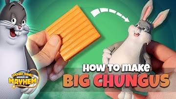 How to make Big Chungus I polymer clay tutorial I Looney tunes WoM
