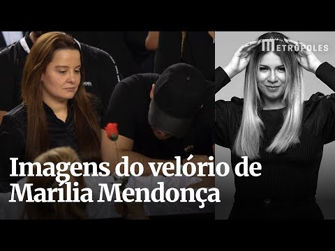 Imagens do velório de Marília Mendonça