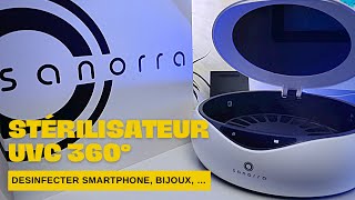 ? Test du Boîtier de Stérilisation UVC 360º avec Chargeur Sans Fil de chez Sanorra (#anticovid ?)