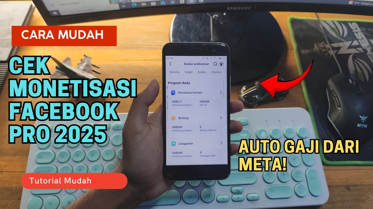 Cara Mudah Cek Monetisasi Facebook Pro 2025, Auto Gaji dari Meta!
