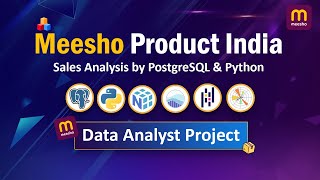 Meesho Product India Sales Data Analysis with PostgreSQL &amp; Python