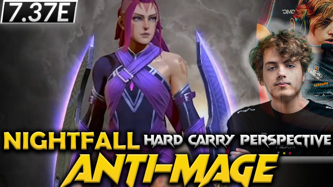 Nightfall - Anti MageThe Hard Carry - Dota 2 Pro FUll Gameplay Patch 7. ...
