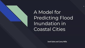 Flood Inundation Model - Calgary & Philadelphia