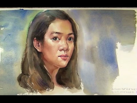 Watercolor Portrait Painting Demo | Girl Portrait - Youtube