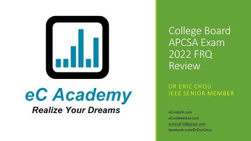 AP Computer Science A Exam FRQ 2022