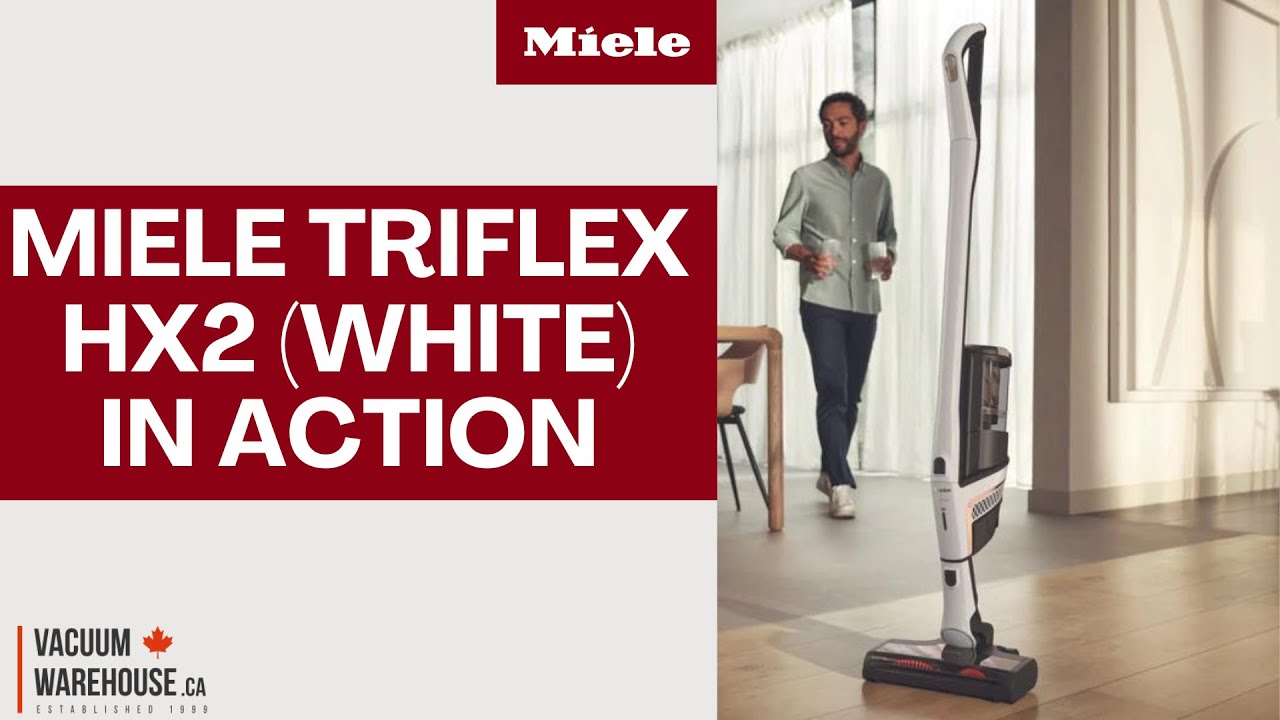 Miele Triflex HX2 Cordless Stick Vacuum Cleaner In Action - Performance -  YouTube