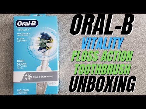 Oral-B Vitality Floss Action Rechargeable Toothbrush Unboxing