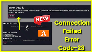 FiveM - Connection Failed - Failed To Fetch Server Variables - CURL Error Code 28 - Fix