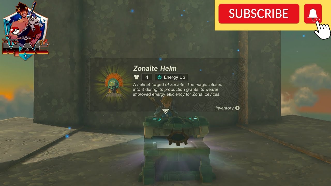 ZONAITE ARMOR-ZONAITE HELM-LEGEND OF ZELDA-TEARS OF THE KINGDOM