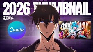Canva Mobile Legends Thumbnail Tutorial 2026! (PRO LOOKING)