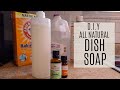 DIY Dish Soap | Sal Suds Dish Soap Recipe