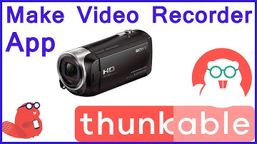 How to make video recorder app in thunkable [ Hindi | Urdu ]