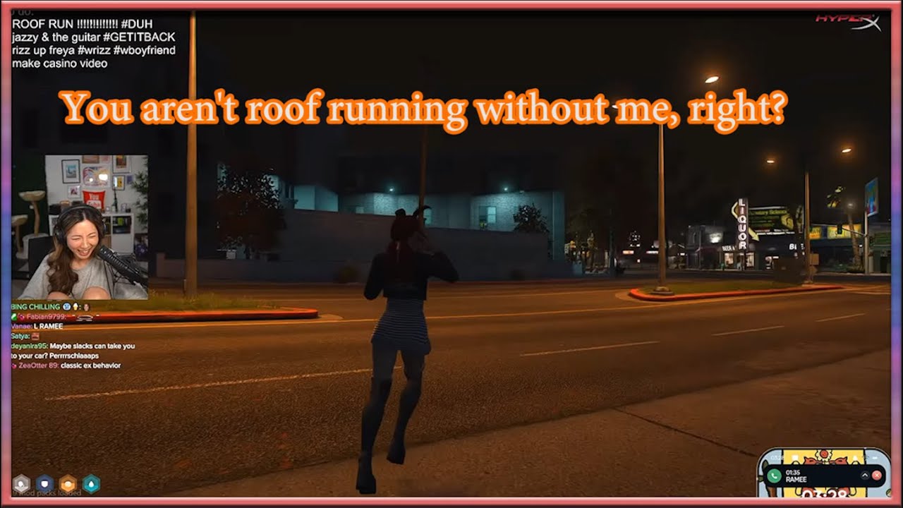 Ramee went roof running without April - GTA V RP NoPixel 4.0